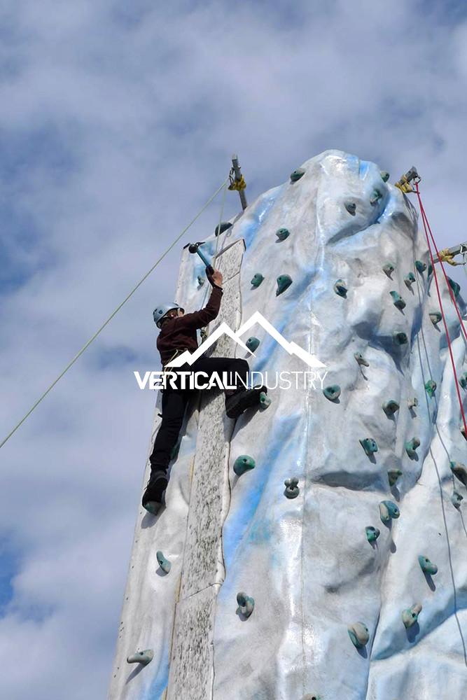 Artificial ice climbing wall for rent or for sale find out the